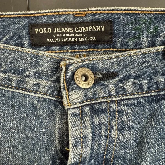 Polo‎ Jeans Company Ralph Lauren Hayden 36x30 Relaxed Fit Straight leg Jeans Y2K - Picture 3 of 7